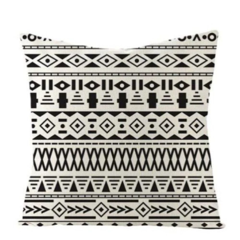 Abstract Bohemian Pattern Pillow Cover